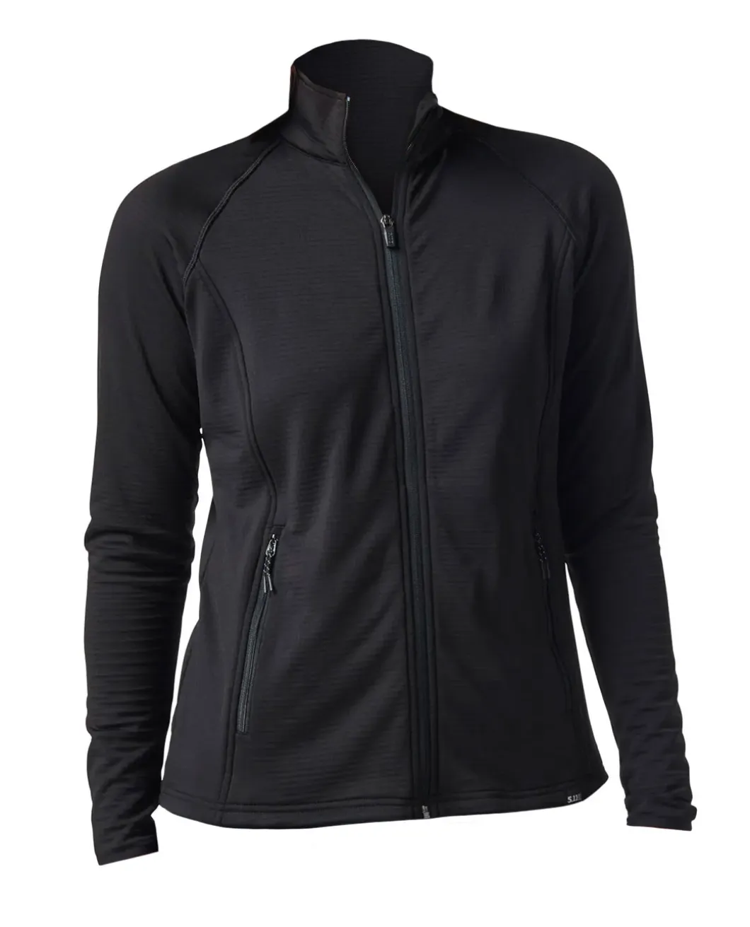 Women's Stratos Full Zip Black Schwarz