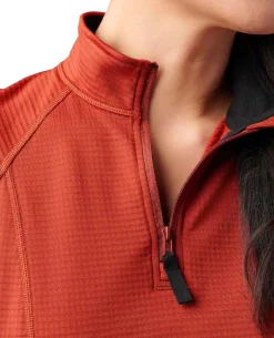 Women's Stratos 1/4 Zip Black Schwarz