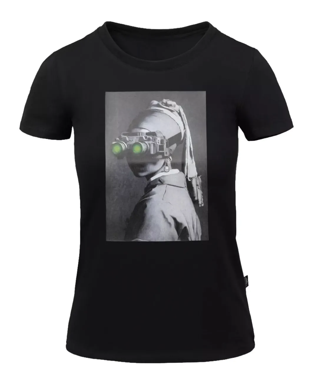 Women's T-shirt (NVG Girl) Black Schwarz
