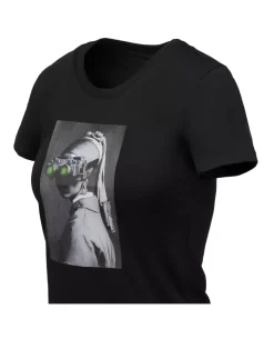 Women's T-shirt (NVG Girl) Black Schwarz