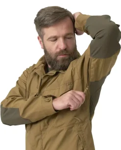 Woodsman Shirt Coyote / Taiga Green