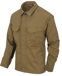 Woodsman Shirt Coyote / Taiga Green