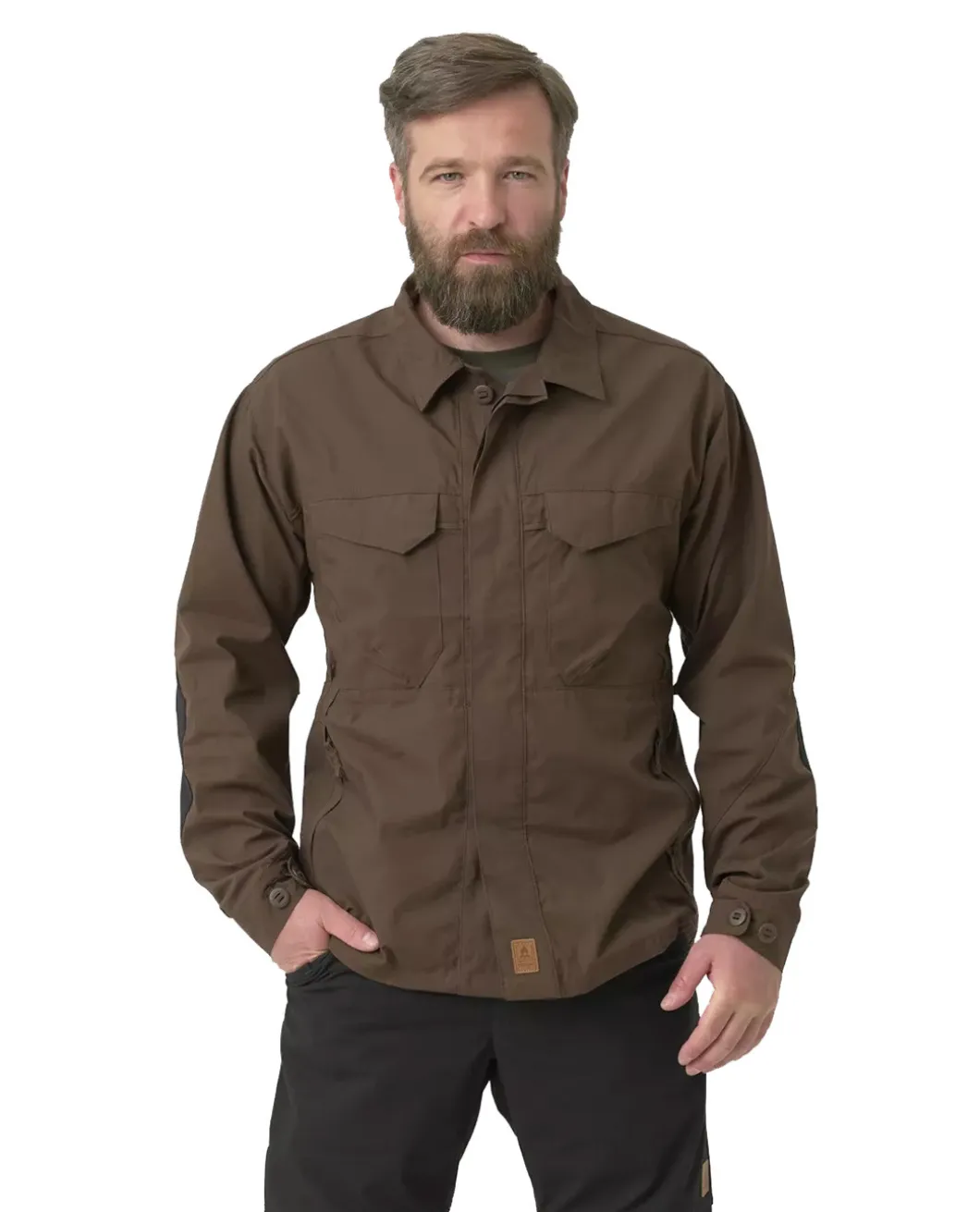 Woodsman Shirt Earth Brown / Black