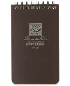 3 X 5 Notebook Brown