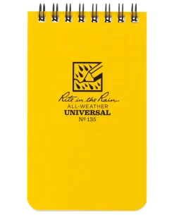 3 X 5 Notebook Yellow