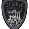 Zombie Hunting Club Patch Schwarz
